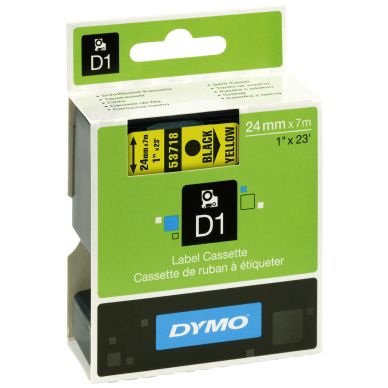 Dymo alt Tape DYMO D1 24mm svart på gul
