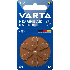 Varta HAB 312 batteri - 6-pack