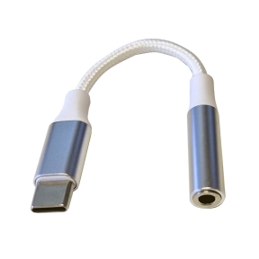 Gear Adapter Audio USB-C till 3,5 mm Stereo Vit