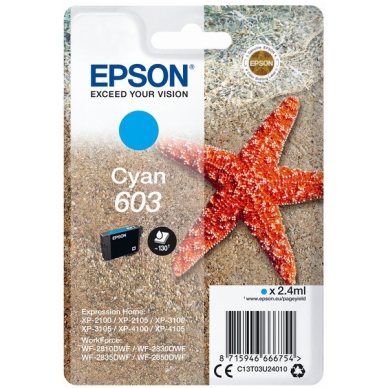 EPSON alt EPSON Bläckpatron 603 cyan 2.4 ml