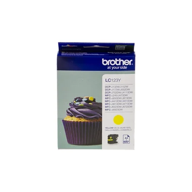 Brother Yellow Ink Cartridge LC123Y