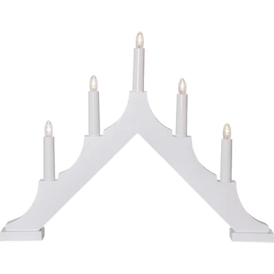 Star Trading Ljusstake Alma Vit 44cm