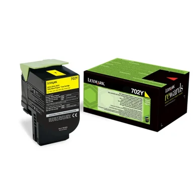 Lexmark 70C20Y0 gul toner 1.000 sidor 70C20Y0