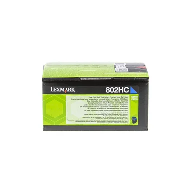 Lexmark 80C2HC0 / 80C2HCE cyan toner 3.000 sidor 80C2HC0