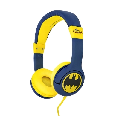 Batman Hörlur Junior On-Ear Batlogo Blå