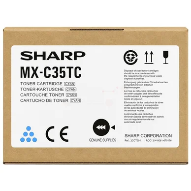 Sharp MX-C36T Tonerkassett Cyan MXC36TC