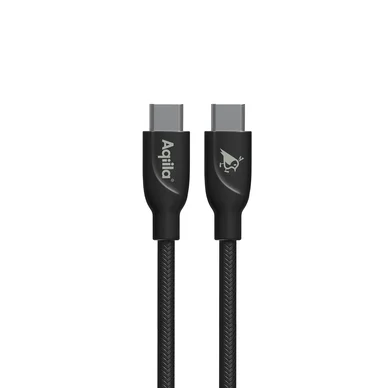Aqiila Cablebird CB13 USB-C till C 240W flätad 3m svart