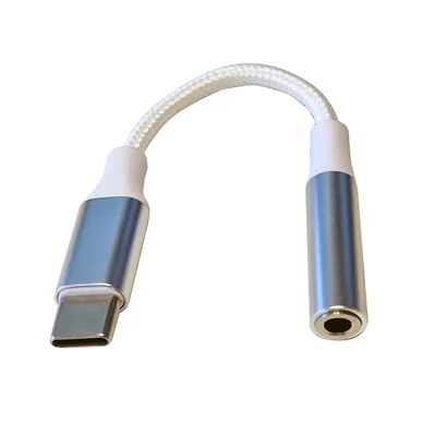 Gear Adapter Audio USB-C till 3,5 mm Stereo Vit