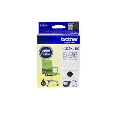 Brother svart bläckpatron 2400 sidor LC229XLBK