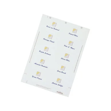 Durable Insticketikett 90x54mm 20 ark