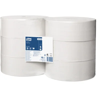 Toalettpapper Tork T1 Universal Jumbo 1-Lag Ofärg. 6Rl/Fp