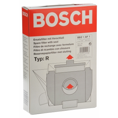 BSH Dammsugarpåsar syntetfiber TYP R BBZ1AF1 5 st+mikrofilter