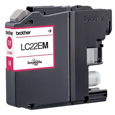 Bläckpatron Brother LC22EM 2400 sidor original magenta LC22EM