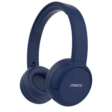 Streetz BT210 Bluetooth hörlurar, mic, foldable, blue