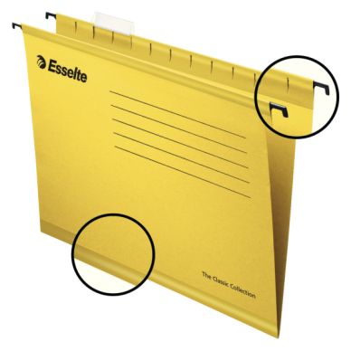 Hängmapp Esselte Std A4 gul 25/fp