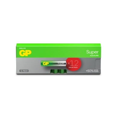 GP BATTERIES alt GP Super Alkaline AAA-batteri LR03/24A 12-pack