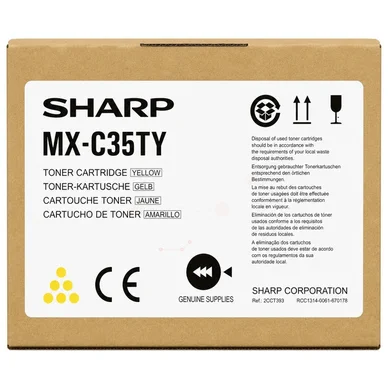 Sharp MX-C36T Tonerkassett Gul MXC36TY