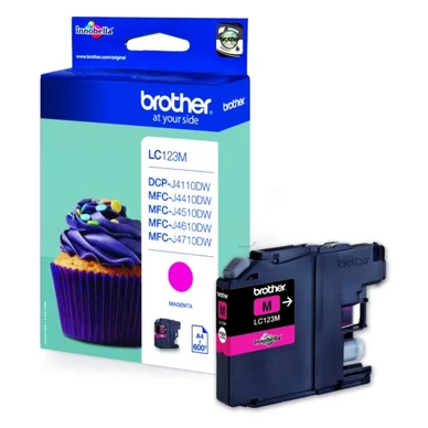 Brother Magenta Ink Cartridge LC123M