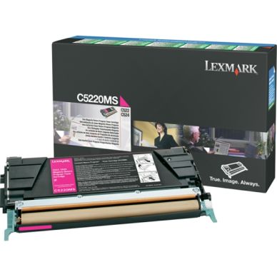 LEXMARK alt LEXMARK toner C5220MS original magenta 3.000 sidor