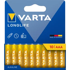 Varta Longlife AAA-batteri - 10-pack