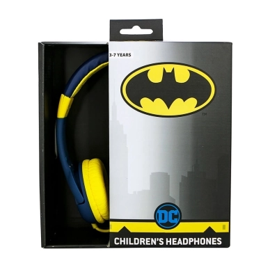 Batman Hörlur Junior On-Ear Batlogo Blå