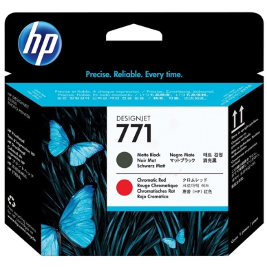 HP alt HP Printhead matt svart/Chromatic röd No.771