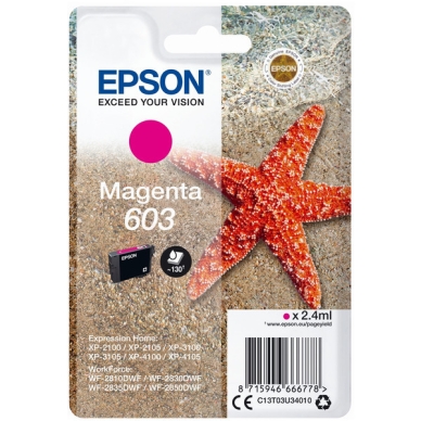 EPSON alt EPSON Bläckpatron 603 Magenta 2.4 ml