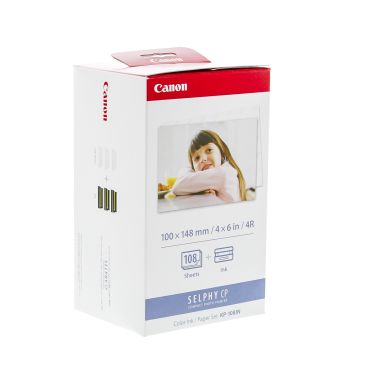 CANON alt CANON KP-108IN Multi Pack Incl. Color bläckpatrons + 10x15cm Paper 3 x 36 Sheets