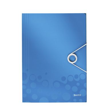 3-klaffmapp Leitz WOW PP A4 blå