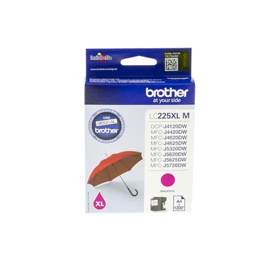 Brother magenta bläckpatron 1200 sidor LC225XLM
