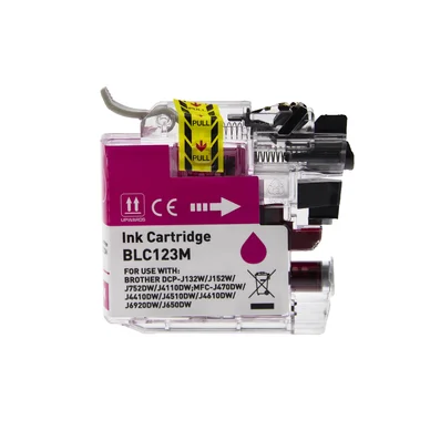 Megashop BROTHER 0LC123M Magenta bläckpatron 600 sidor