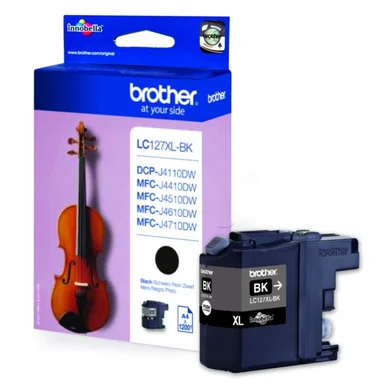 Brother bläckpatron LC127XLBK svart 1200 sidor LC127XLBK